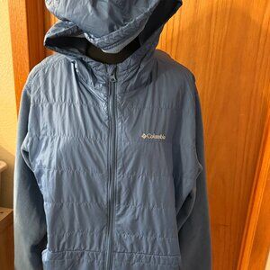 Blueish Women's Columbia Hooded Zip Down